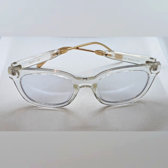 Blue Light Filtered Glasses // Transparent - Picture 2 of 3